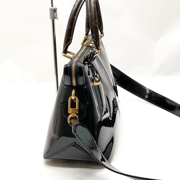 Authentic Louis Vuitton Miroir Black Vernis Tote Bag mon1690-110525 - Picture 4 of 16
